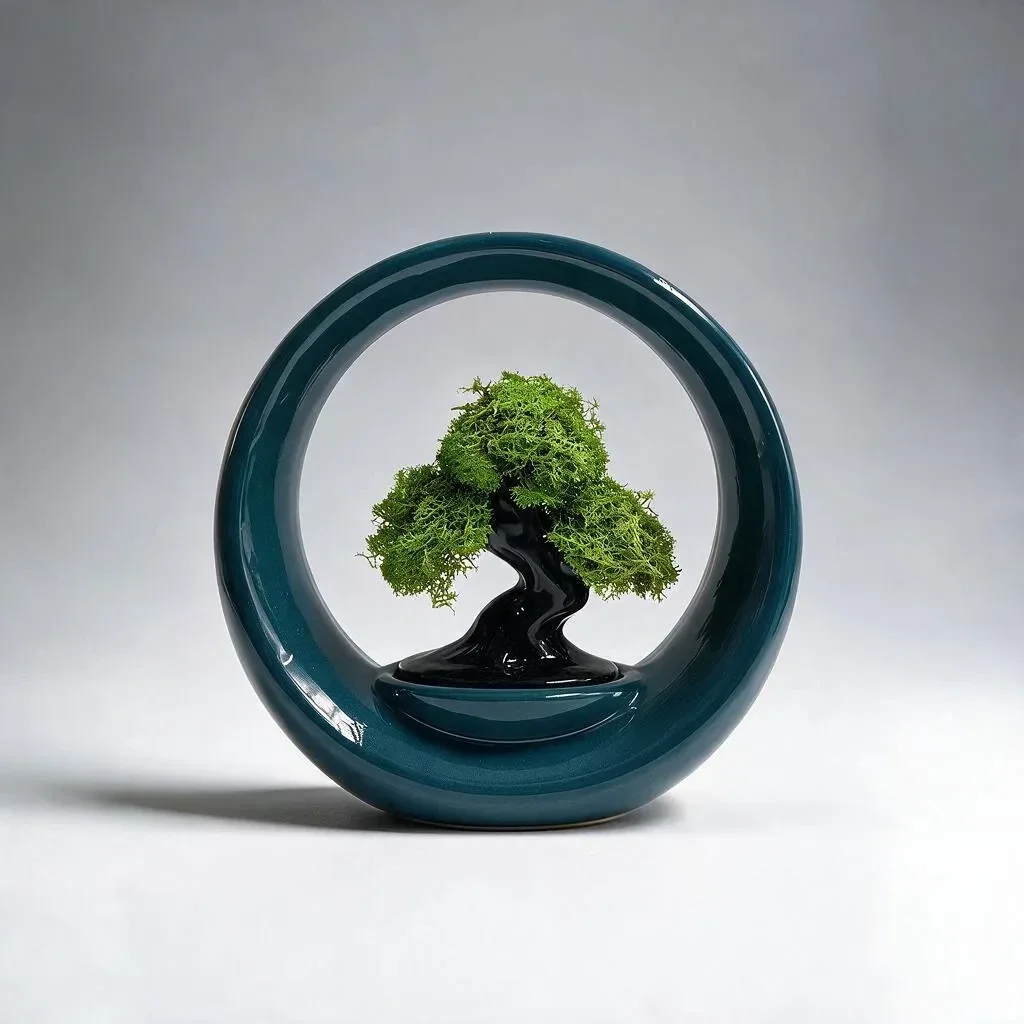 Bonsai Zen in Porcellana "Ring of Life"