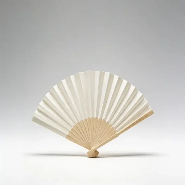 Ventaglio Luxury in Bamboo e Tessuto