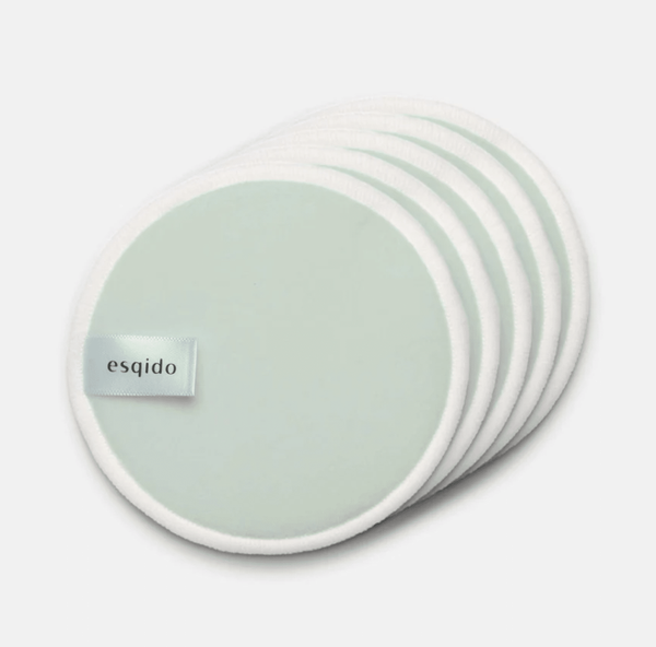 ESQIDO - Reusable Makeup Pads (5 watjes) Companion Round GROEN