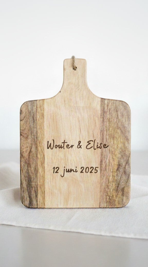 Gegraveerd Borrelplankje