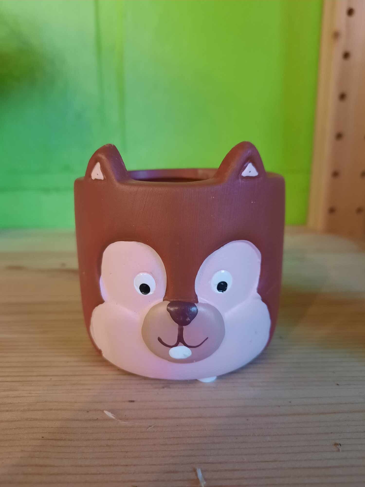 Mini dierenpotje eekhoorn