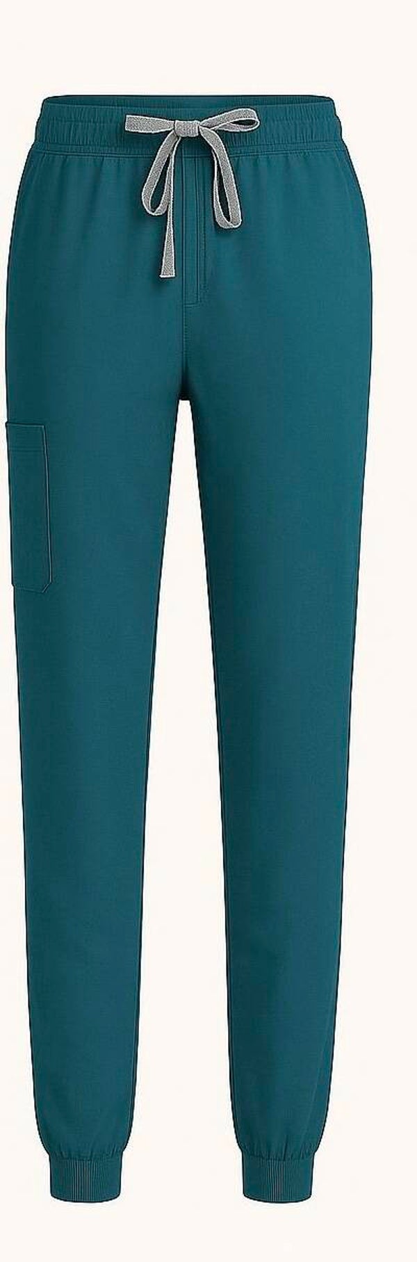 PLAIN SCRUB JOGGER PANTS TEAL