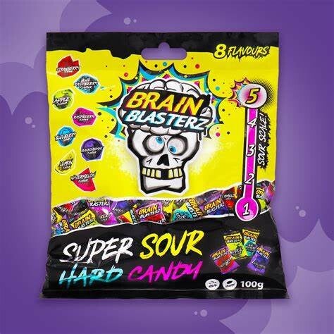 Brain Blasterz Hard Candy Super Sour