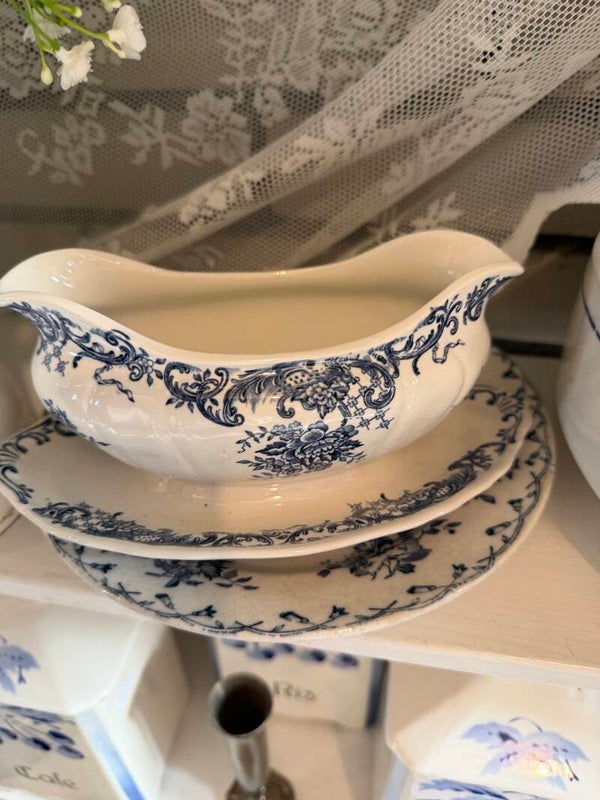 Sauskom in een oudblauwe tint