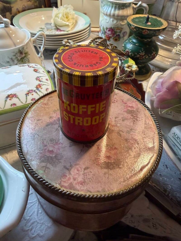 Koffiestroop blikje van de Gruyter