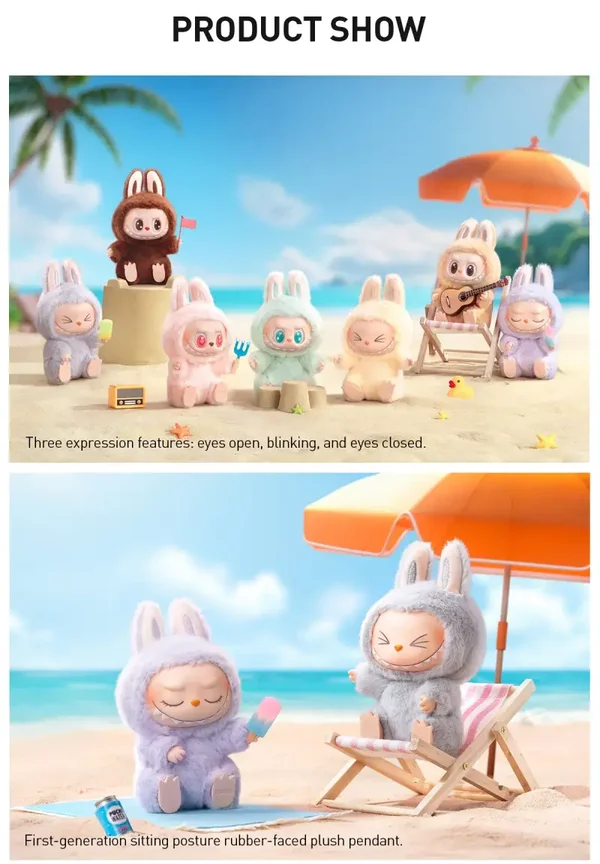 Original THE MONSTERS Have a Seat Series-Vinyl Plush Pendant Blind Box