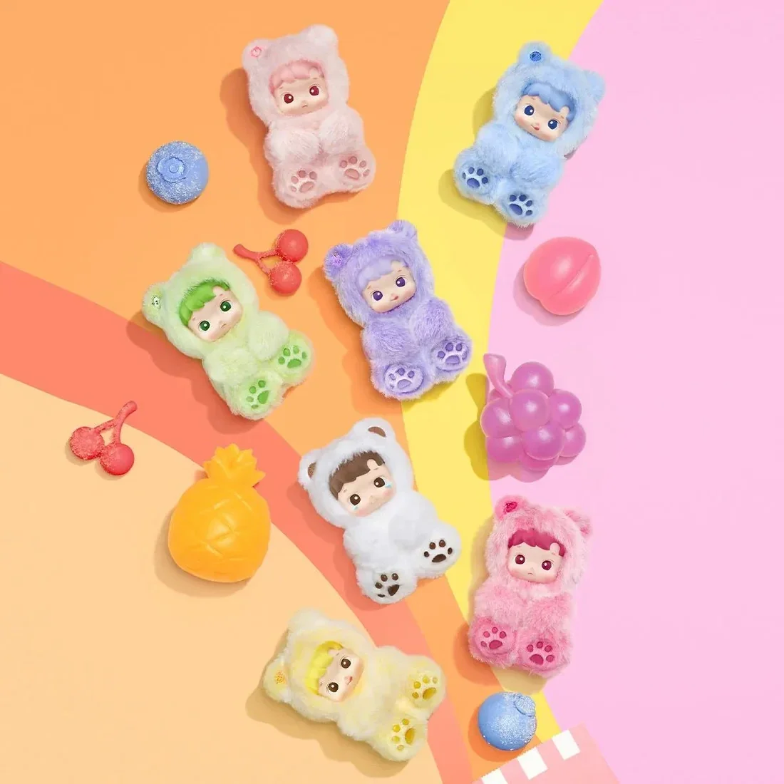 HACIPUPU Gummy Bear Series-Vinyl Plush Pendant Blind Box ORIGINAL