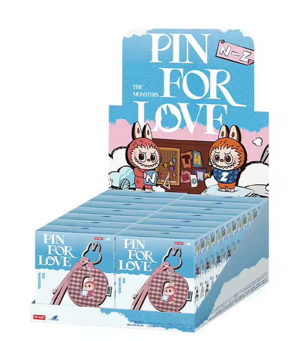 POP MART THE MONSTERS Pin for Love Series- Letter Pendant Blind Box (N-Z)
