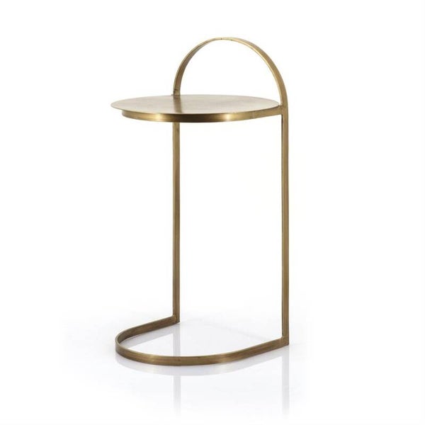Bijzet- bank tafel kleur oud goud