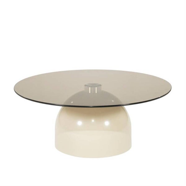 Salon tafel rond kleur beige