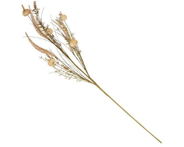 Kunstbloem zachte beige bloemtak