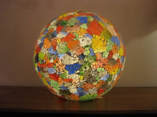 Bollamp van mozaïek glas Ø 30 cm