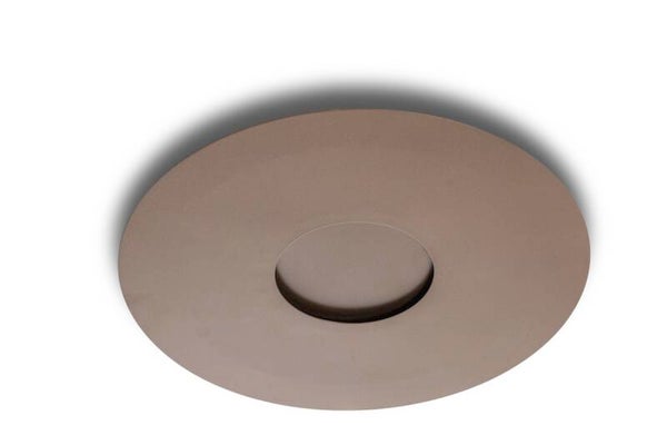 Strakke plafonnière Anodic Brown Ø 40 cm