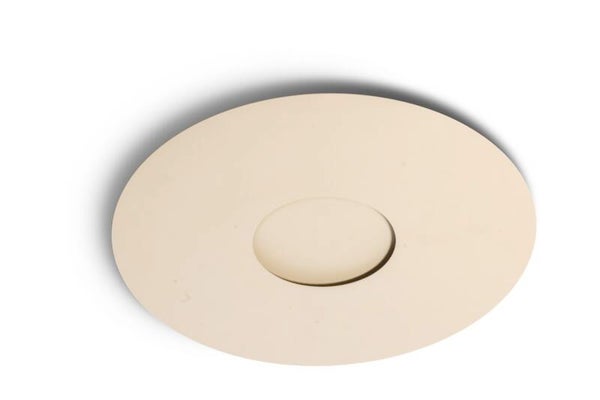 Strakke plafonnière Zand/beige Ø 40 cm