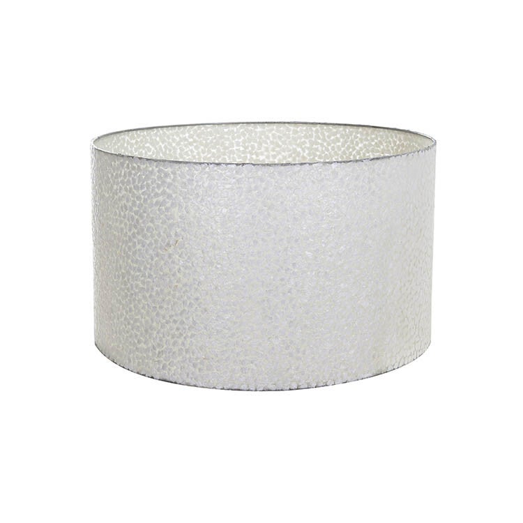 Schelpen lampenkap kleur wit parelmoer Ø 37 cm