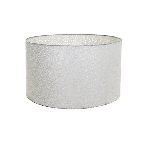 Schelpen lampenkap kleur wit parelmoer Ø 28 cm