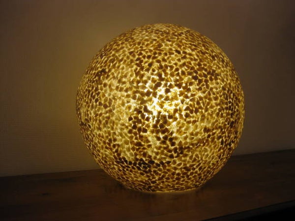 Schelpen bollamp kleur goud Ø 25 cm