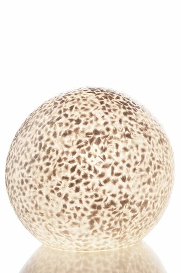 Schelpen bollamp kleur wit Ø 30 cm
