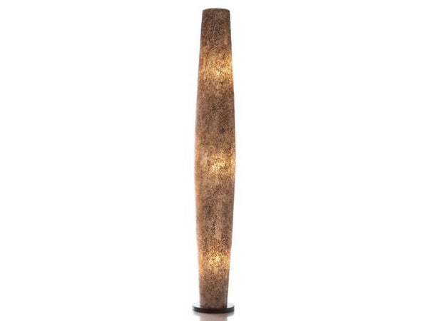Schelpen vloerlamp kleur goud hoog 200 cm