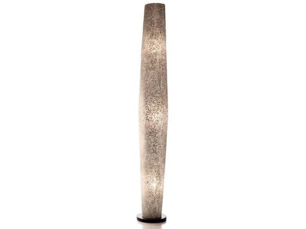 Schelpen vloerlamp kleur parelmoer wit hoog 200 cm