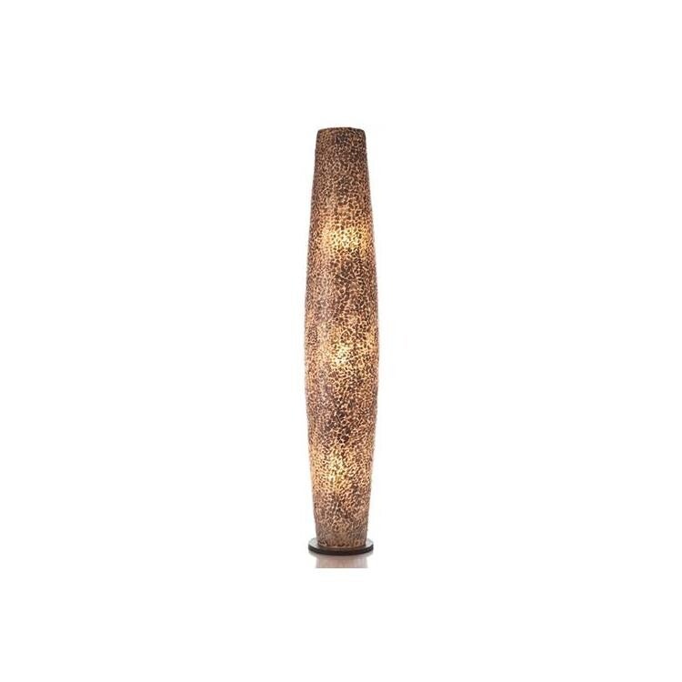 Schelpen vloerlamp kleur goud hoog 150 cm