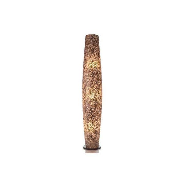 Schelpen vloerlamp kleur goud hoog 150 cm
