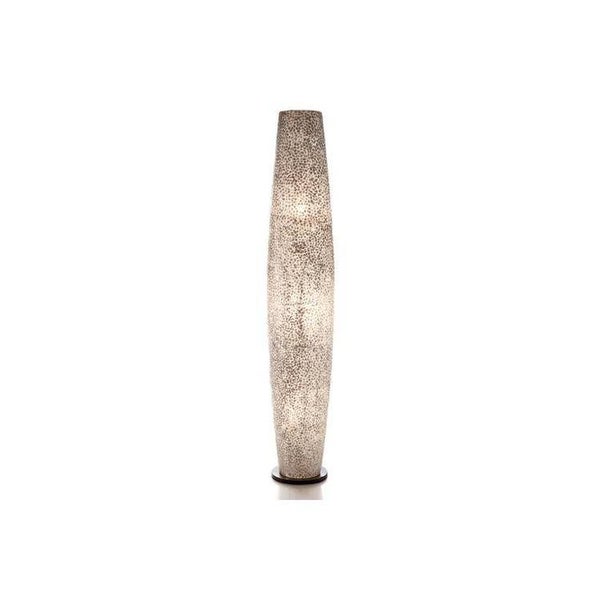 Schelpen vloerlamp kleur parelmoer wit hoog 150 cm