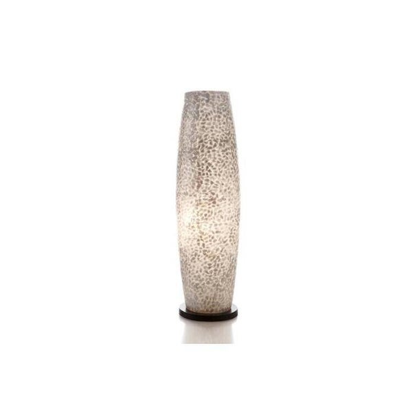 Schelpen lamp kleur parelmoer wit hoog 70 cm