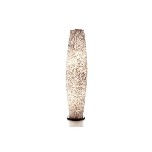 Schelpen lamp kleur wit parelmoer hoog 100 cm