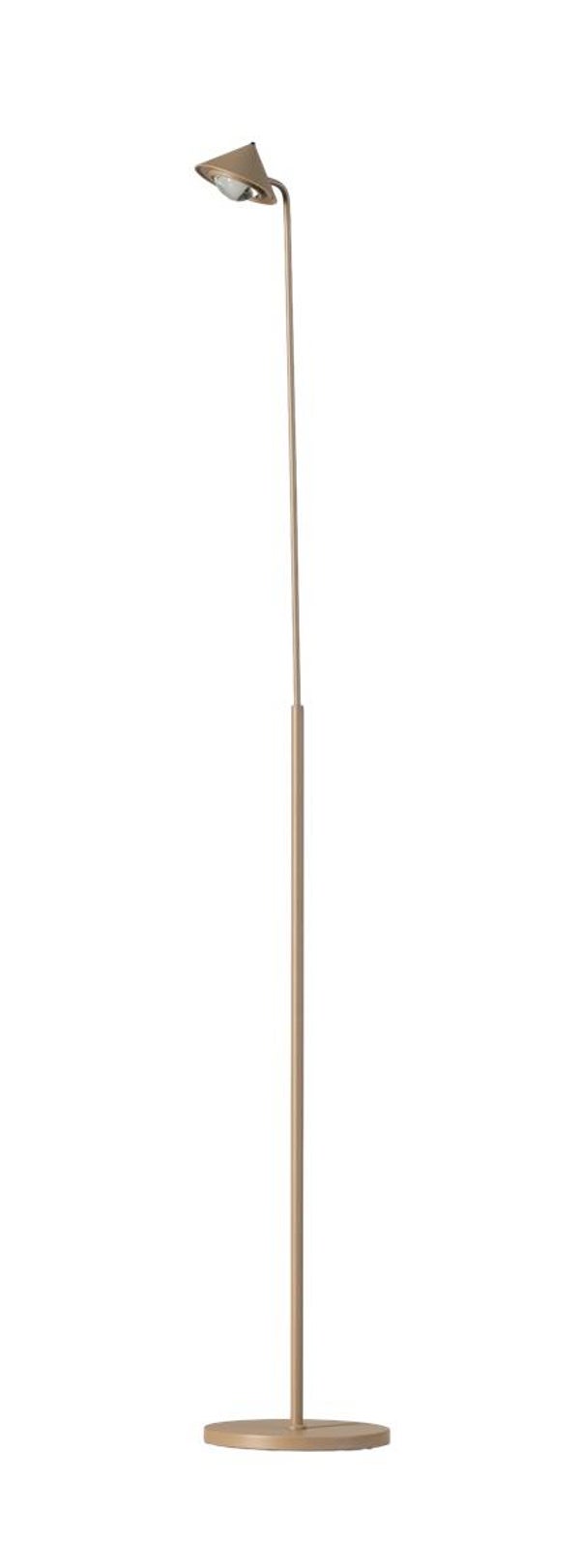 Vloer leeslamp taupekleur dim to warm