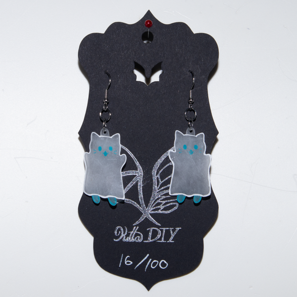 Halloweenoorbel Spookkat 16