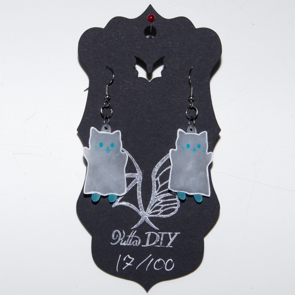 Halloweenoorbel Spookkat 17