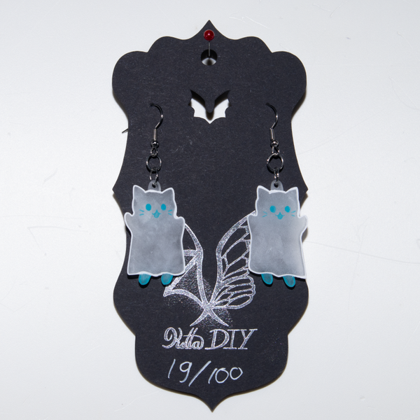 Halloweenoorbel Spookkat 19