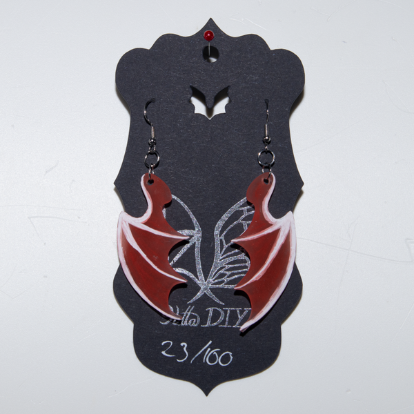 Halloweenoorbel Vleermuisvleugel 23