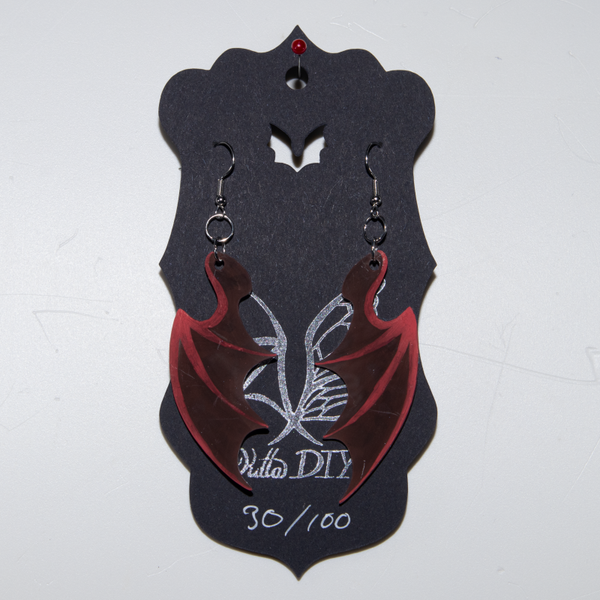 Halloweenoorbel Vleermuisvleugel 30