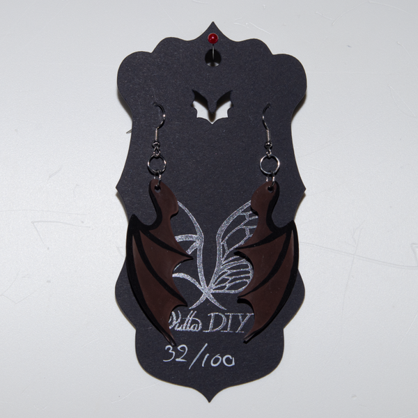 Halloweenoorbel Vleermuisvleugel 32