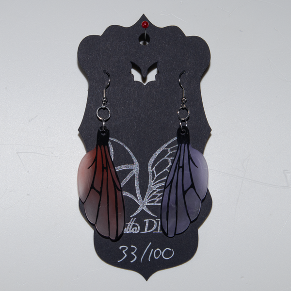 Halloweenoorbel Cicadevleugel 33