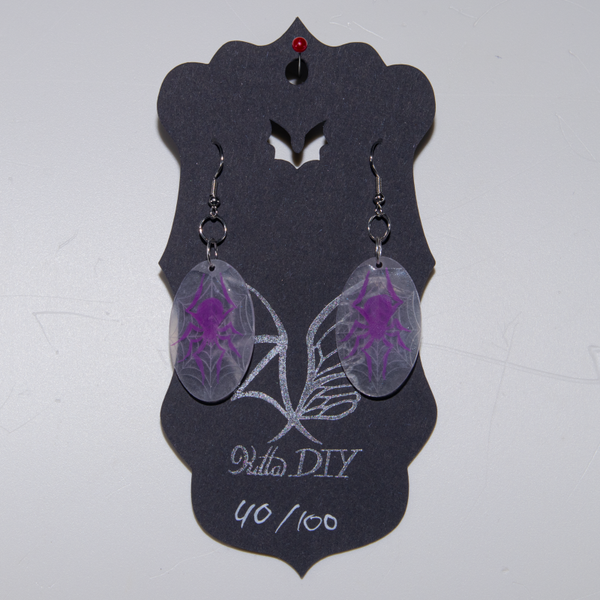 Halloweenoorbel Spin in web 40