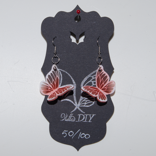 Halloweenoorbel Vlinder 50