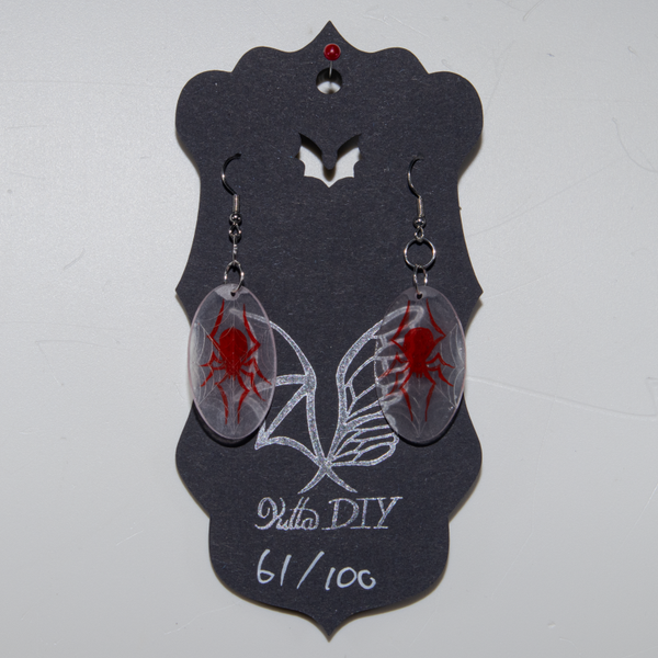 Halloweenoorbel Spin in web 61