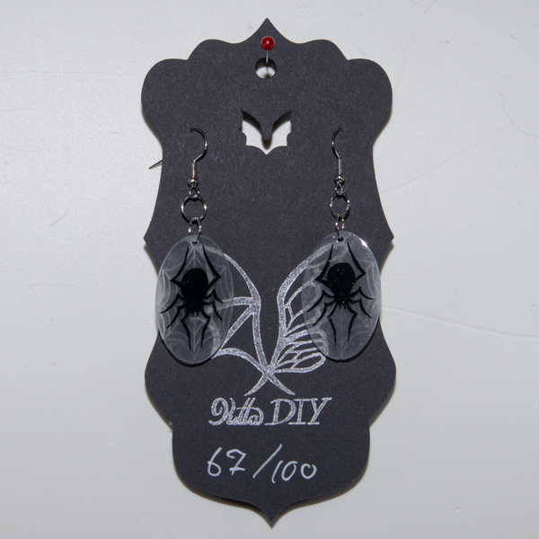 Halloweenoorbel Spin in web 67