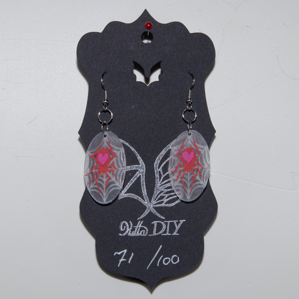 Halloweenoorbel Spin in web 71