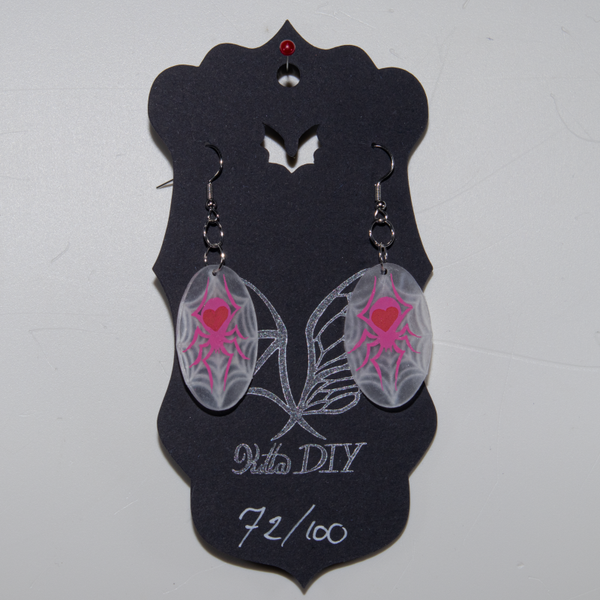 Halloweenoorbel Spin in web 72