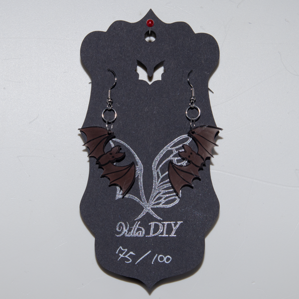 Halloweenoorbel Vleermuis 74