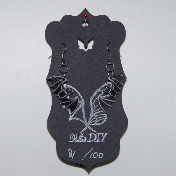 Halloweenoorbel Vleermuis 81