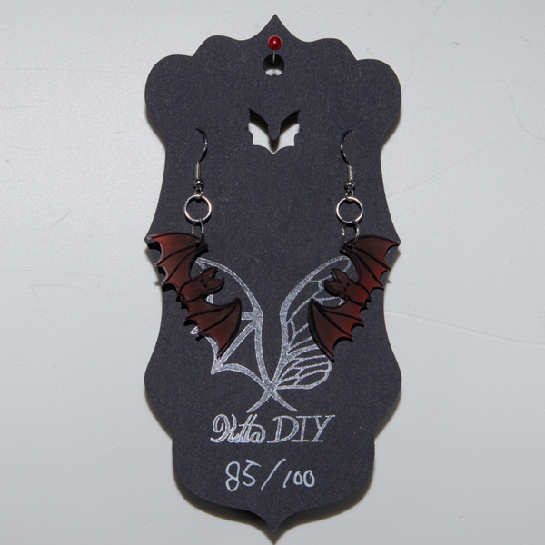 Halloweenoorbel Vleermuis 85