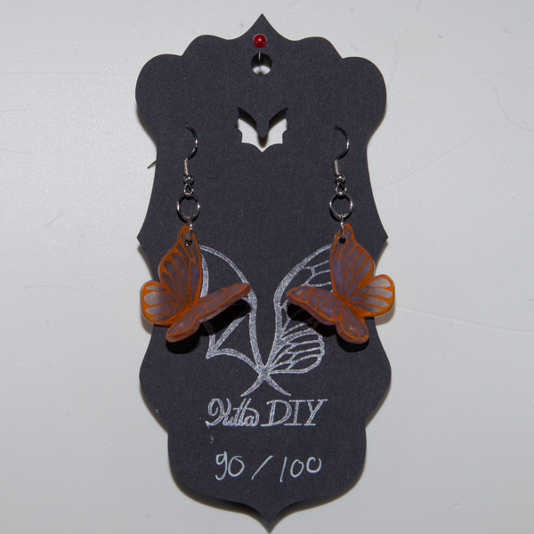 Halloweenoorbel Vlinder 90