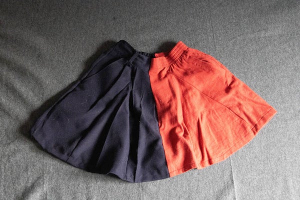 minirok gemaakt van twee andere items