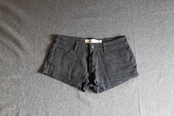 Spijkershort zwart