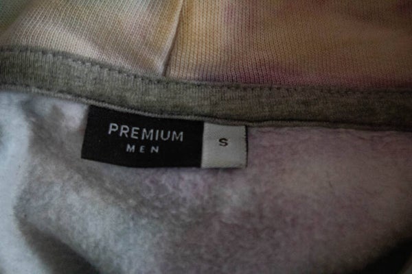 hoodie tie dye met vleermuis